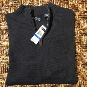 Chaps NWT 1/4 Zip Pullover Sweater XL